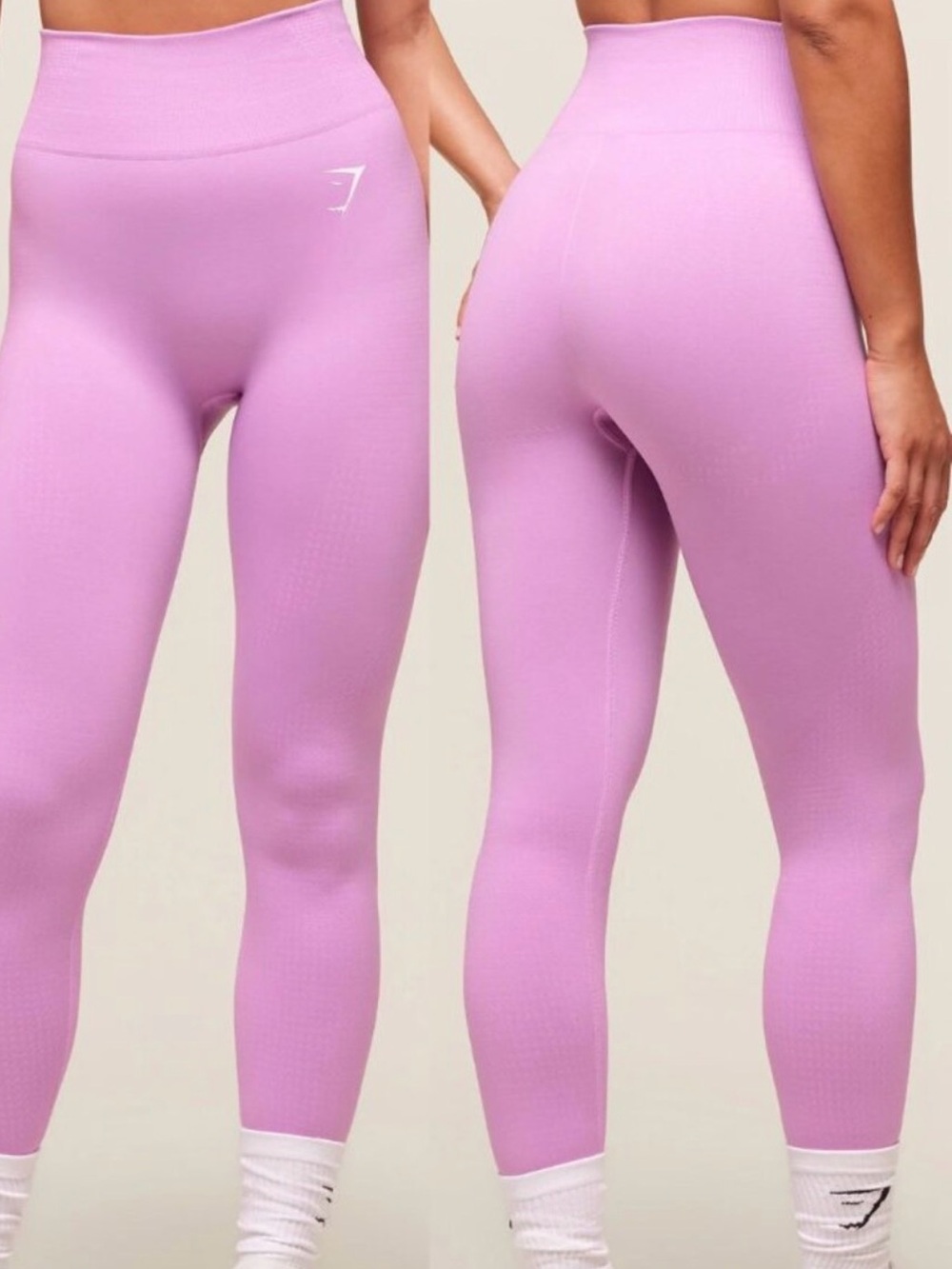 Gymshark Vital 2.0 Seamless Leggings in Soft Pink - Like New